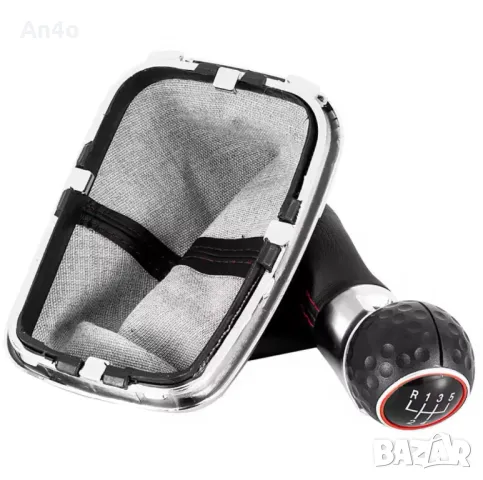 GTI топка и маншон за скоростен лост на Volkswagen Golf 4 Bora Jetta, снимка 4 - Аксесоари и консумативи - 49777910