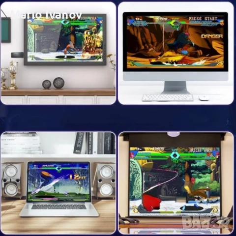 Конзола Retro Zenino, 10 000 видео игри, съвместима с 9 емулатора, 2x безжичен контролер, 4K, USB 2,, снимка 7 - Други игри и конзоли - 53374871