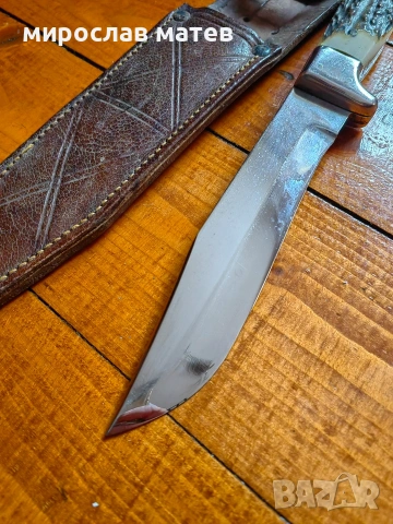 Спортен нож Вихрен на ножарската фабрика Петко Денев гр.Габрово, снимка 10 - Ножове - 53143452