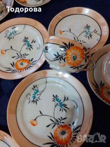  Порцеланов сервиз за кафе - Япония, снимка 3 - Сервизи - 34407407