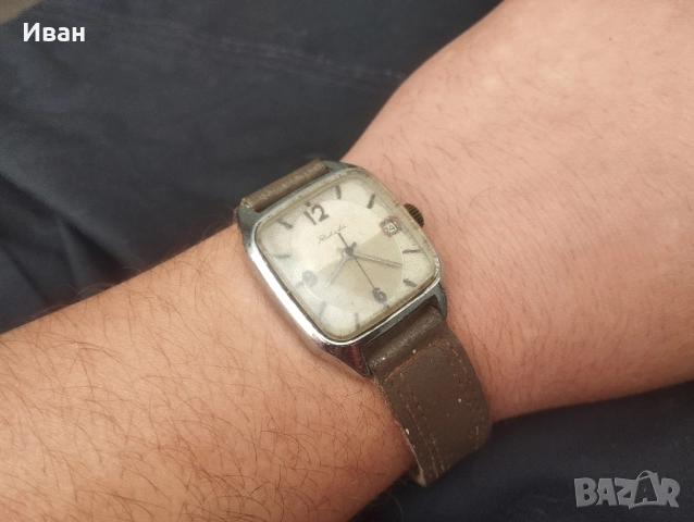 Руски механичен часовник Ракета , снимка 4 - Антикварни и старинни предмети - 52138836