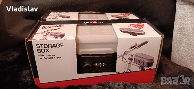 Кутия за съхранение за колело с комбинирана ключалка