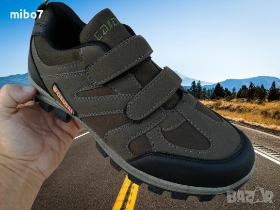 Мъжки маратонки с лепенки велкро в зелено, мод.04- CAIDAI, снимка 2 - Маратонки - 41937079