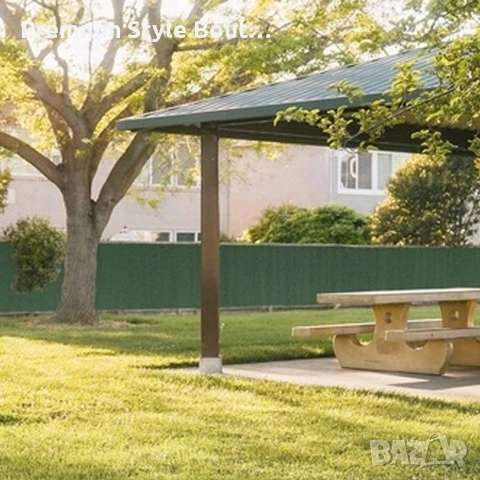 Засенчваща мрежа за ограда 1.5х25м, 60% засенчване, HDPE материал с UV защита, снимка 3 - Други стоки за дома - 53833558