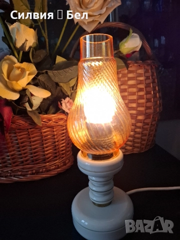 Ретро нощна лампа , снимка 7 - Настолни лампи - 51954822