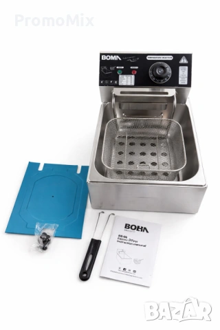 Професионален фритюрник Boma BM84 2500W 6 литра Professional , снимка 6 - Фритюрници - 53085379