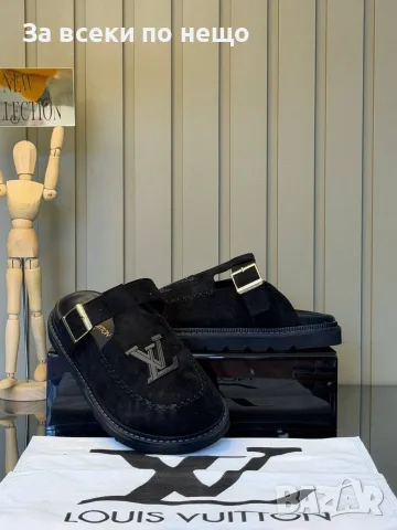 Louis Vuitton Дамски Затворени Чехли Луис Витон - Различни Цветове Код E183, снимка 11 - Чехли - 55974233