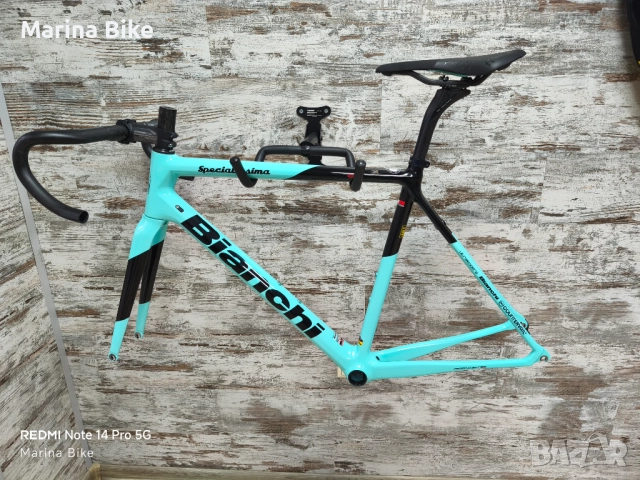 НОВ карбонов шосеен фреймсет Bianchi Specialissima CV | 55 , снимка 11 - Велосипеди - 42093997