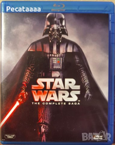 Междузвездни войни Еп. 1-6 (9 диска) бг суб, снимка 1 - Blu-Ray филми - 39178461