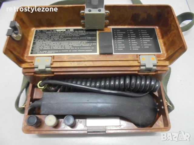 № 8474 Стар военен полеви телефон ТАП-77 (ТАР-77)  