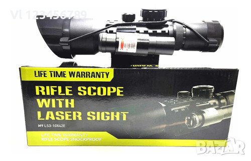 Райфълскоп /снайперна оптика с бързомер+ лазер 3-10X42E M9, снимка 7 - Оборудване и аксесоари за оръжия - 40762844