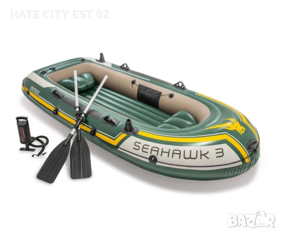 Надуваема лодка комплект INTEX Seahawk 3, снимка 1