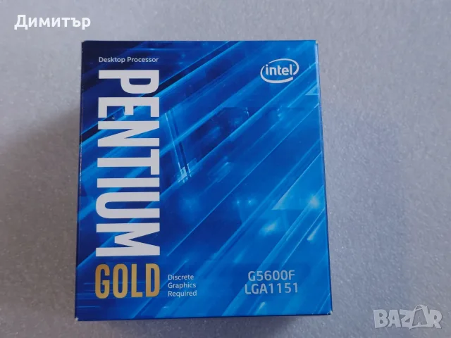 Процесор Intel Pentium Gold G5600F (3.9GHz) BOX (с вентилатор), снимка 3 - Процесори - 56164168