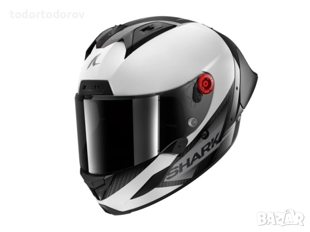Мото Каска SHARK AERON GP BLANK SP White Official FIM MotoGP Helmet
