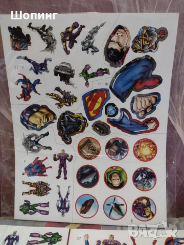 НОВО! Стикери Супермен , снимка 7 - Колекции - 51796426