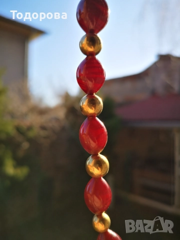 Дамска огърлица-кехлибар и злато.Османска империя., 4 900 лв, снимка 9 - Колиета, медальони, синджири - 52152629