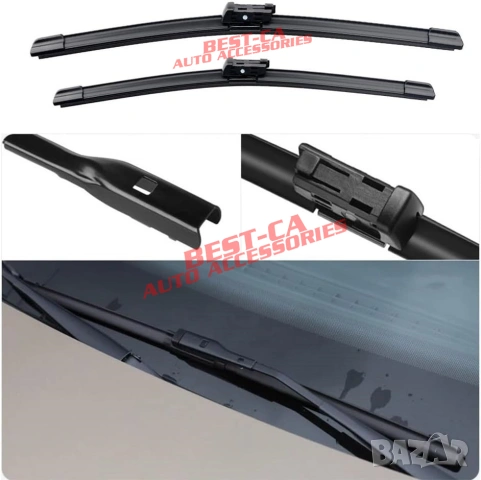 Комплект чистачки за предно стъкло 65+48 cm. подходящи за Volkswagen Arteon 2017-2024, снимка 4 - Аксесоари и консумативи - 53731778