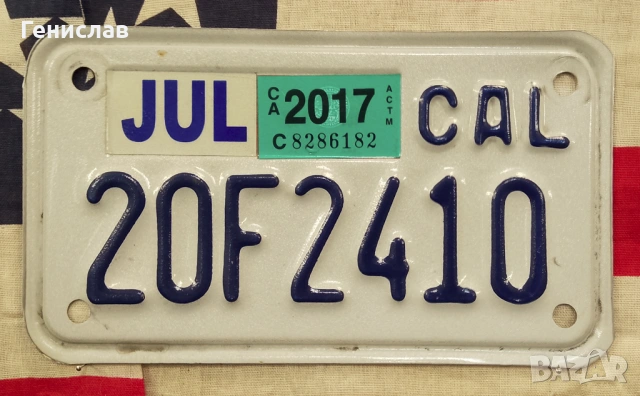 Американски Мотоциклетени регистрационни номера табели USA CAN PANAMA, снимка 9 - Колекции - 53512352