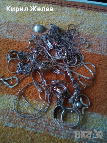 100 грама сребърни накити за поправка за реставрация за части или материал 50642, снимка 2 - Колиета, медальони, синджири - 50238798