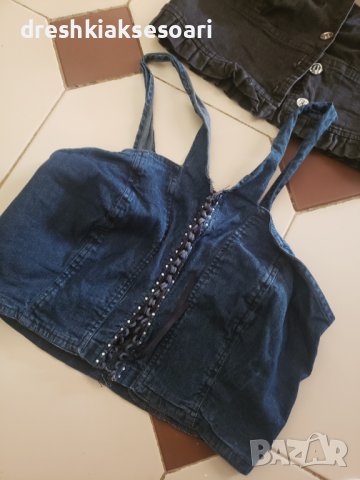 3 Дънкови елечета, снимка 4 - Елеци - 41815488