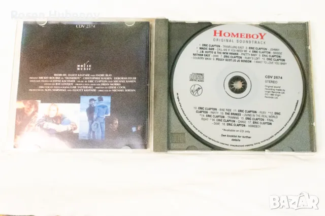 Eric Clapton OST from Homeboy, снимка 2 - CD дискове - 49223204