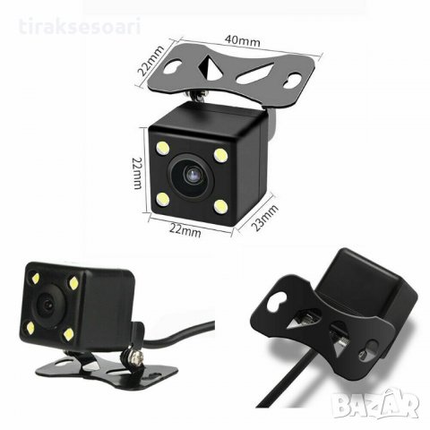 4 LED Камера за Задно Виждане Заден Ход Паркиране Парктроник Кола Автомобил