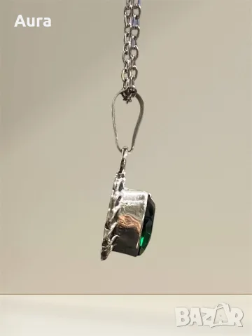 Heart silver pendant, снимка 3 - Колиета, медальони, синджири - 51517617