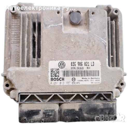 Компютър на двигател SKODA OCTAVIA 2.0 TDI 03G906021LD, BOSCH 0 281 013 187