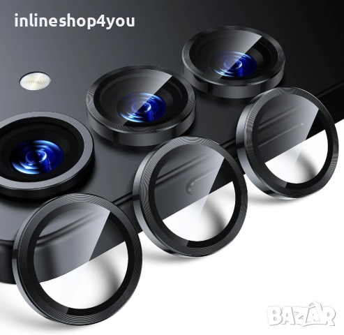 Стъклен Протектор за Камера Тип Рингове за Samsung Galaxy S25 Edge / S25 / S25 Ultra / S25+, снимка 8 - Резервни части за телефони - 52647733