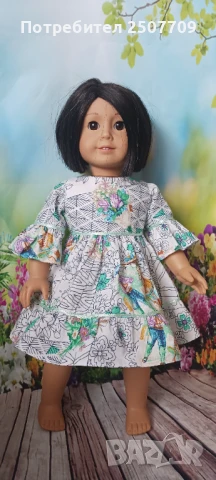 Рокля за кукла Американ Гърл 46 см, снимка 2 - Кукли - 51272328