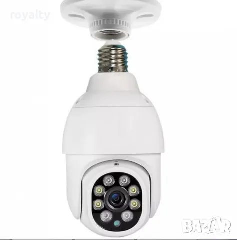 Куполна Wi-Fi камера под формата на крушка с широкообхватен ъгъл на видимост, снимка 5 - IP камери - 49052907