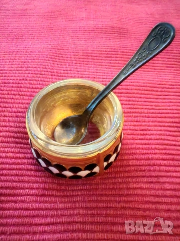 Индивидуални прибори, съдове за хайвер СССР. , снимка 3 - Антикварни и старинни предмети - 50658634