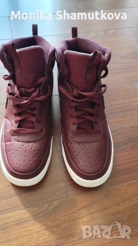 Мъжки зимни боти Nike цвят бордо, снимка 10 - Мъжки боти - 52576843