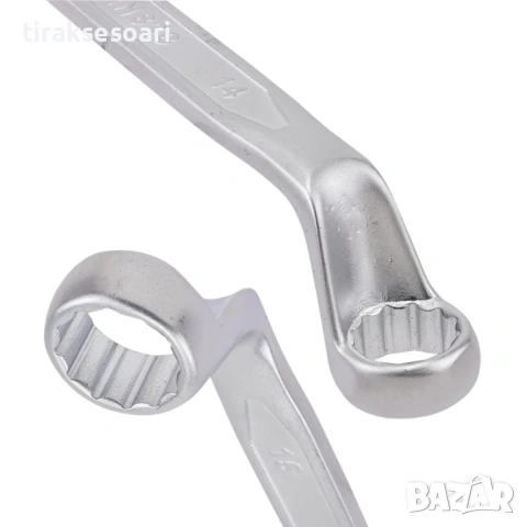 Професионален комплект ключове лули FORCEKRAFT 6–17 мм 6 части, снимка 4 - Други инструменти - 53622514