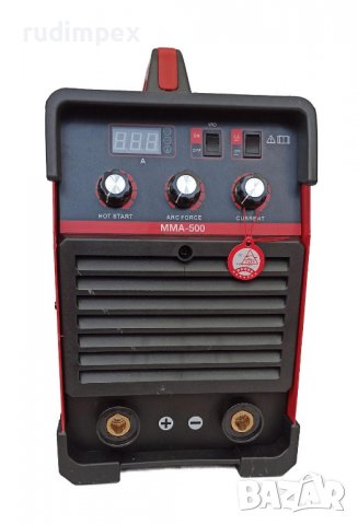 Инверторен IGBT електрожен ММА 500A, трифазен 380V, Професионален, снимка 4 - Други машини и части - 39681910