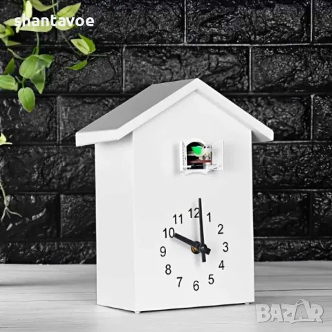 Стенен часовник с кукувица и махало , снимка 2 - Стенни часовници - 49368653