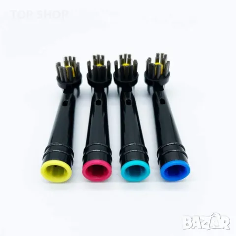 Oral B 3D White комплект от 4 бр. глави черен цвят, снимка 11 - Маши за коса - 49249428