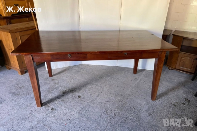 Дъбова трапезна маса