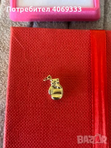 Нова висулка боксова ръкавица 0.96гр 14к, снимка 3 - Колиета, медальони, синджири - 49874088