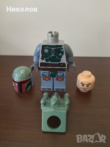 Продавам голяма фигурка Lego Star Wars Boba Fett LED LITE, снимка 4 - Фигурки - 39904112