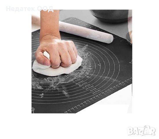 Силиконова, незалепваща подложка за тесто, 50x40см