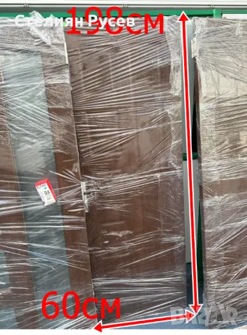 3791  интериорна МДФ MDF врата 198 / 80 см и 198 / 60 см - цена 250 лв за брой - 3 броя 198/60см и 2, снимка 2 - Интериорни врати - 48570499