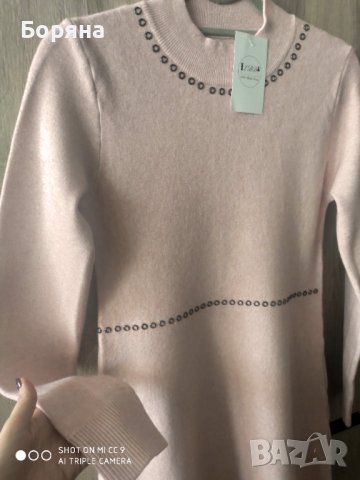 НАМАЛЕНА - Нова кашмирена рокля бутик LBD, снимка 7 - Рокли - 41663304