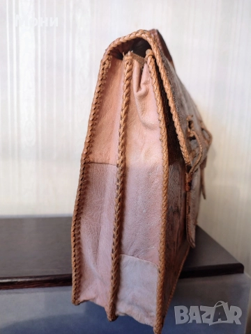 чанта 100 %ЕСТЕСТВЕНА ЗМИЙСКА КОЖА , снимка 3 - Чанти - 52937363