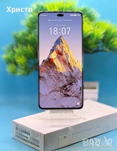 HONOR Magic7 Lite, 8GB RAM, 256GB, Titanium Black , снимка 2 - Други - 52518303