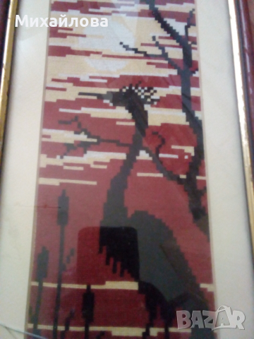 Гоблен "Пеликан", снимка 4 - Гоблени - 36326228