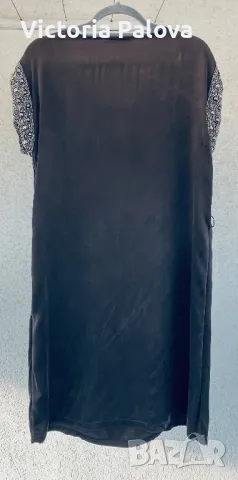 Дизайнерска рокля LYNN ADLER Франция 100% коприна, снимка 10 - Рокли - 47675520