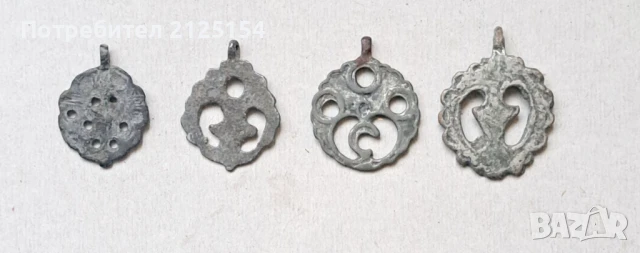 Лот от стари сребърни украшения ., снимка 1