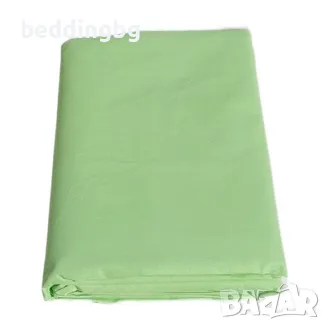 Едноцветен долен #чаршаф, зелен, снимка 1
