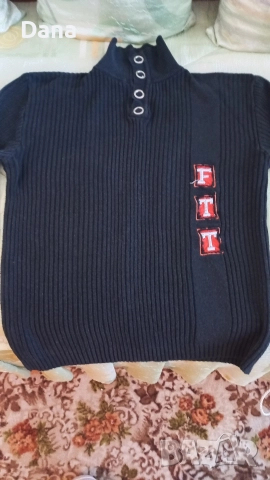 мъжка/ юношеска плетена блуза, снимка 2 - Блузи - 52934178